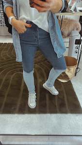 Refuge two tone stretch skinny jean