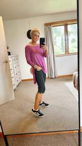 Refuge knee grazer vintage black shorts