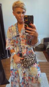 Accessories: Crossbody Leopard Print Purse Bag