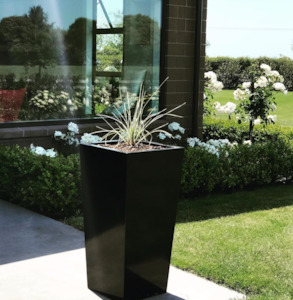 Corten: 2nd: Matte Black Tapered Column - 30% Off