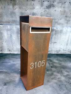 Corten: The Cromwell Corten Letterbox