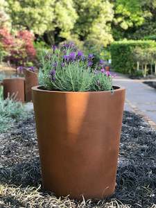 Corten Tapered Cylinders