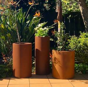 Corten Planters: Corten Cylinder 600