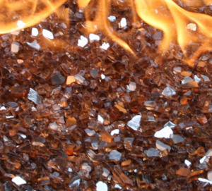 Fire Bowls: Copper Reflective Fire Glass