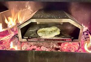 Fire Bowls: Pizza Cooker for The Cardrona Fire Place