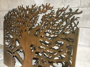 Corten Willow Tree