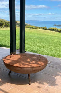 Fire Bowl With Legs And Handles