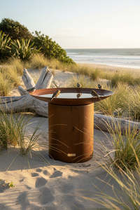 Preorder: The Kingfisher 600 Corten Steel Bird Bath