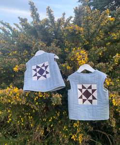 Child Crystal Star Wool Quilt Vest
