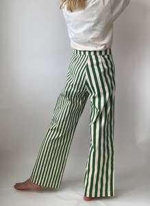 Tiny Dancer Signature Fabric Range: Womens Popcorn Stripe Cotton Pants