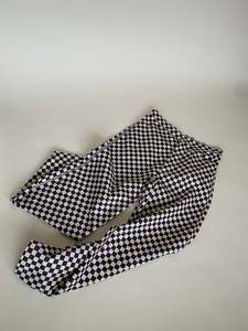 Womens Checkered Cotton Pants