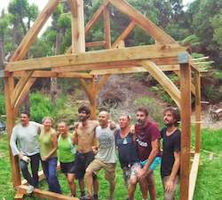LEARN TO TIMBER FRAME - TEAM BUILDING EXPERIENCE