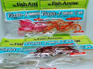 Fish Arrow: Fish Arrow Flash J Grub 3" SW Soft Bait