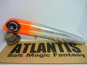 Atlantis Funky Soda 200F Topwater Popper Temple Gold Flame