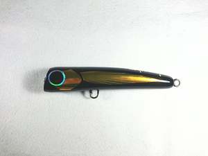 Popper: Tio Fishing Black Gold Fly Fish Topwater Dive Popper