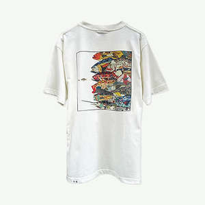 Navy Apparel School of Fish T Shirt