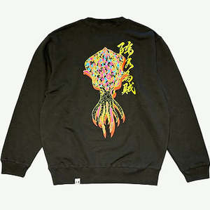 Clothing: Navy Apparel Bigfin Reef Squid Trainer Long Sleeve