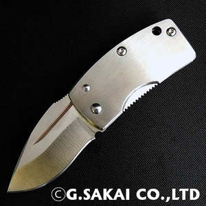 G · SAKAI SKUL MONEY CLIP Folding Knife