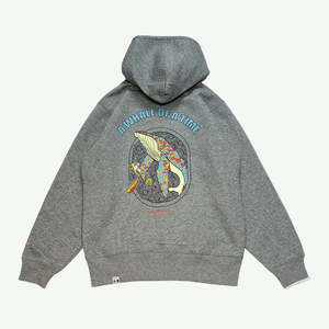 Navy Apparel Whale Mermaid Hoodie Hoodie