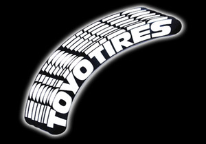 Toyo Tires Tire Stickers – White and Black - TireStickers New Zealand