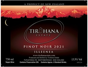 Products: Pinot Noir ‘Illeenea’ 2021
