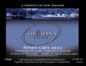 Products: Pinot Gris (Limited Edition) Bottle