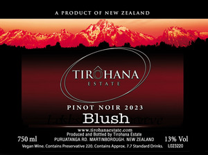 Products: Pinot Noir ‘Blush’ 2023 (750 ml Bottle)
