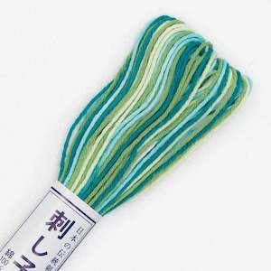 Japanese: Sashiko Thread 20m skeins- variegated