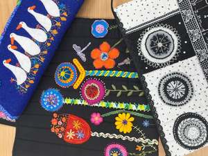 New Releases: CLASS:  Wool Embroidery- Saturday group