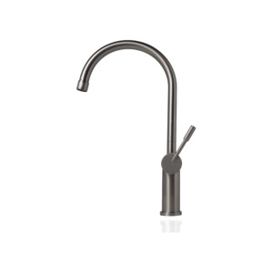 Gunmetal: Essentials Gooseneck Kitchen Tap