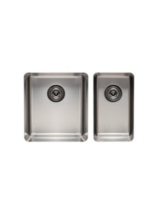Stainless Steel Sinks Tapware Basins: Essentials 720mm Double Bowl Sink