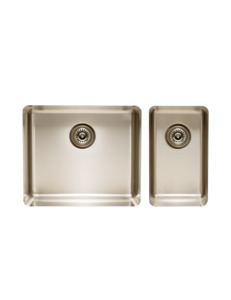 double: Essentials 500mm & 250mm 1 + 1/2 Double Bowl Sink