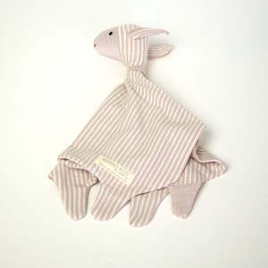 Kids Clothing And Manchester: Merino Kids Snuggle Toy Stripped Misty Rose