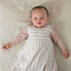 Kids Clothing And Manchester: Merino Kids Go Go Bag Misty Rose Stripped 2-4 Years