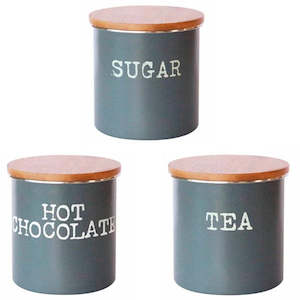 Brenton Grey Tea, Coffee, Sugar 700ml Canisters