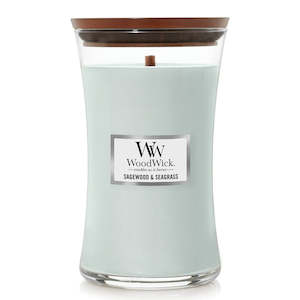 Woodwick Sagewood & Seagrass Large