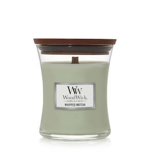 Medium Candles: Woodwick Whipped Matcha Medium