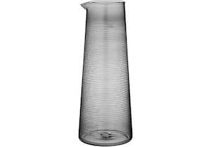Glassware: Linear Etched Jug