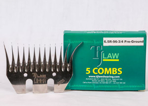 Products: Pack of Preground Combs (Pointy Teeth Ends) (5pc/pack) shearing
