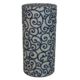 Tea Canister - Blue & White Koru t leaf T