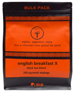 Products: English Breakfast X Extra Strength Black Tea t leaf T