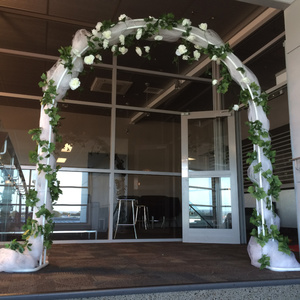 Products: White Wedding Arch TLL Events