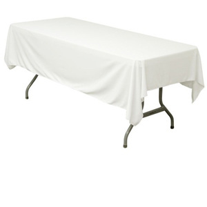 White Trestle Table Cloth 2.44m TLL Events