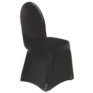 Products: Black Spandex Chair Cover TLL Events