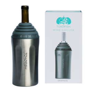 Toadfish Insulated Wine Chiller With Flexi-lock Pouring, Fits Most Bottles