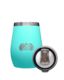 Toadfish Non-tipping 10oz Insulated Stainless Steel Wine Tumbler With Easy Slide Lid