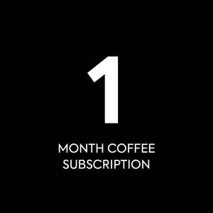 Single Origin Coffes: 1 Month Pre-Paid Subscription