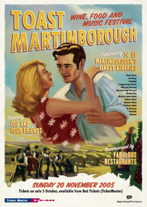 Products: 2005 poster - Toast Martinborough