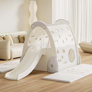 Multi-Functional Indoor Jungle Gym with Slide, Swing & Climbing Frame – Fun Pl&hellip;