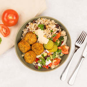 All: Turkish Falafel & Rice Bowl (V)